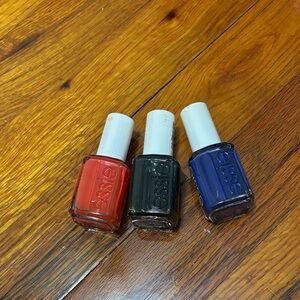 Essie Nail Polish Trio - Coral, Green, Blue